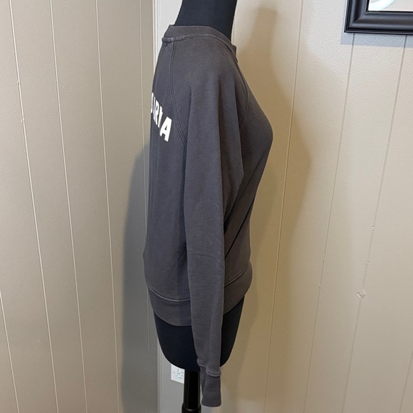 Spiritual Gangster Women’s XS Charcoal Rainbow Heart Crew Neck Sweater - Picture 4 of 7